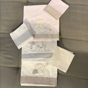 3 sets of bassinet sheets. Pure cotton